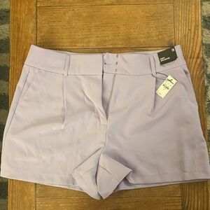 Express High Waist Lavender Shorts